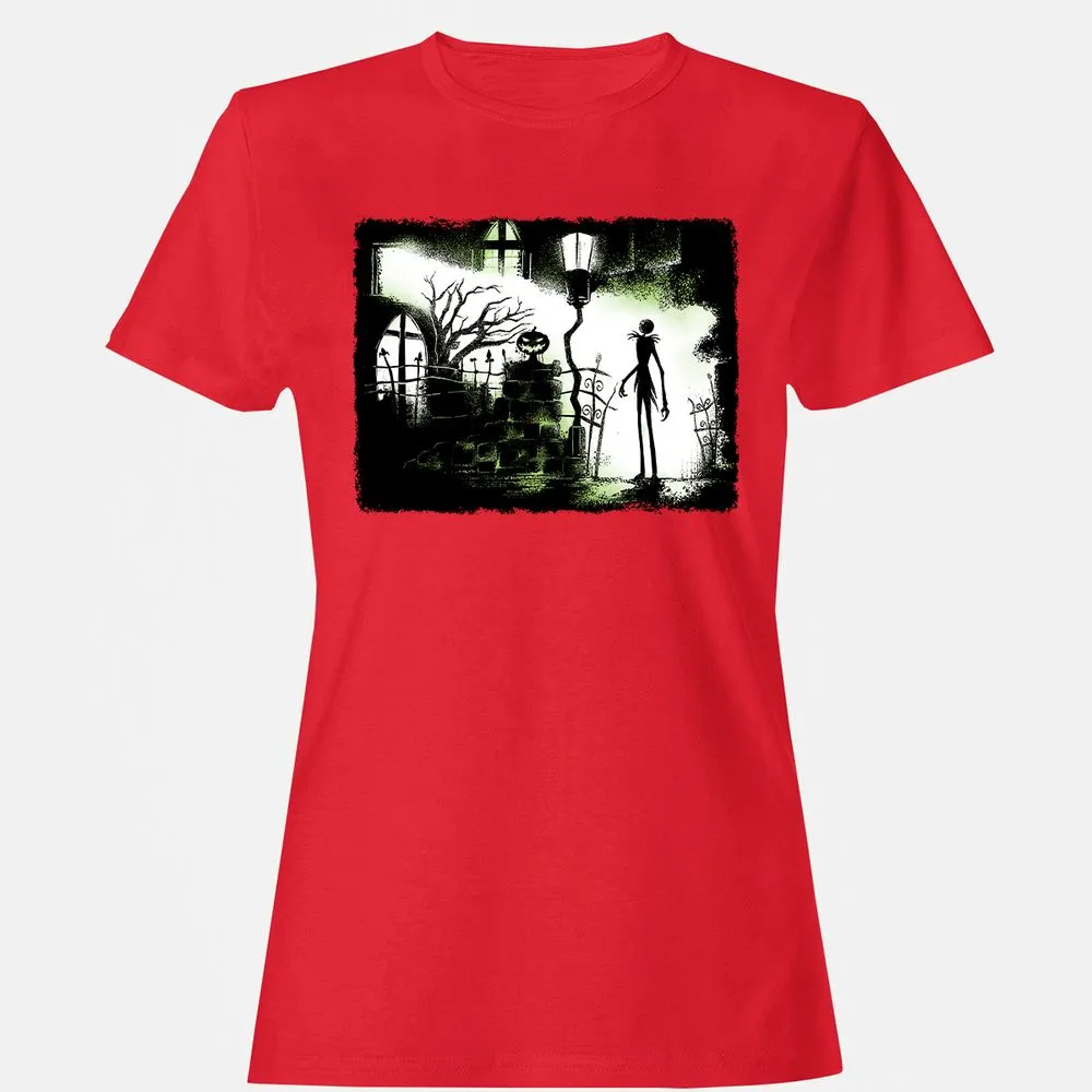 Women's T-Shirt - Black - Red - 13