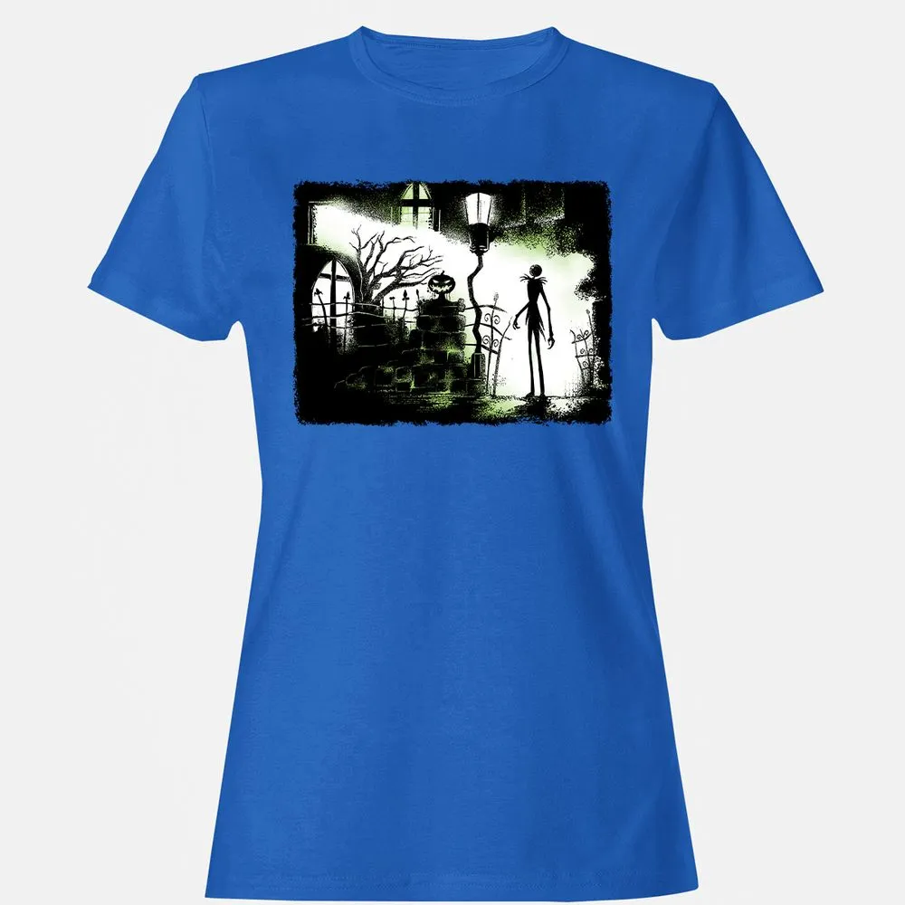Women's T-Shirt - Black - Royal - 14