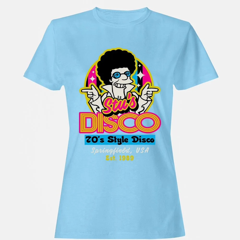Women's T-Shirt - 5U78M6K4 - Light Blue - 8