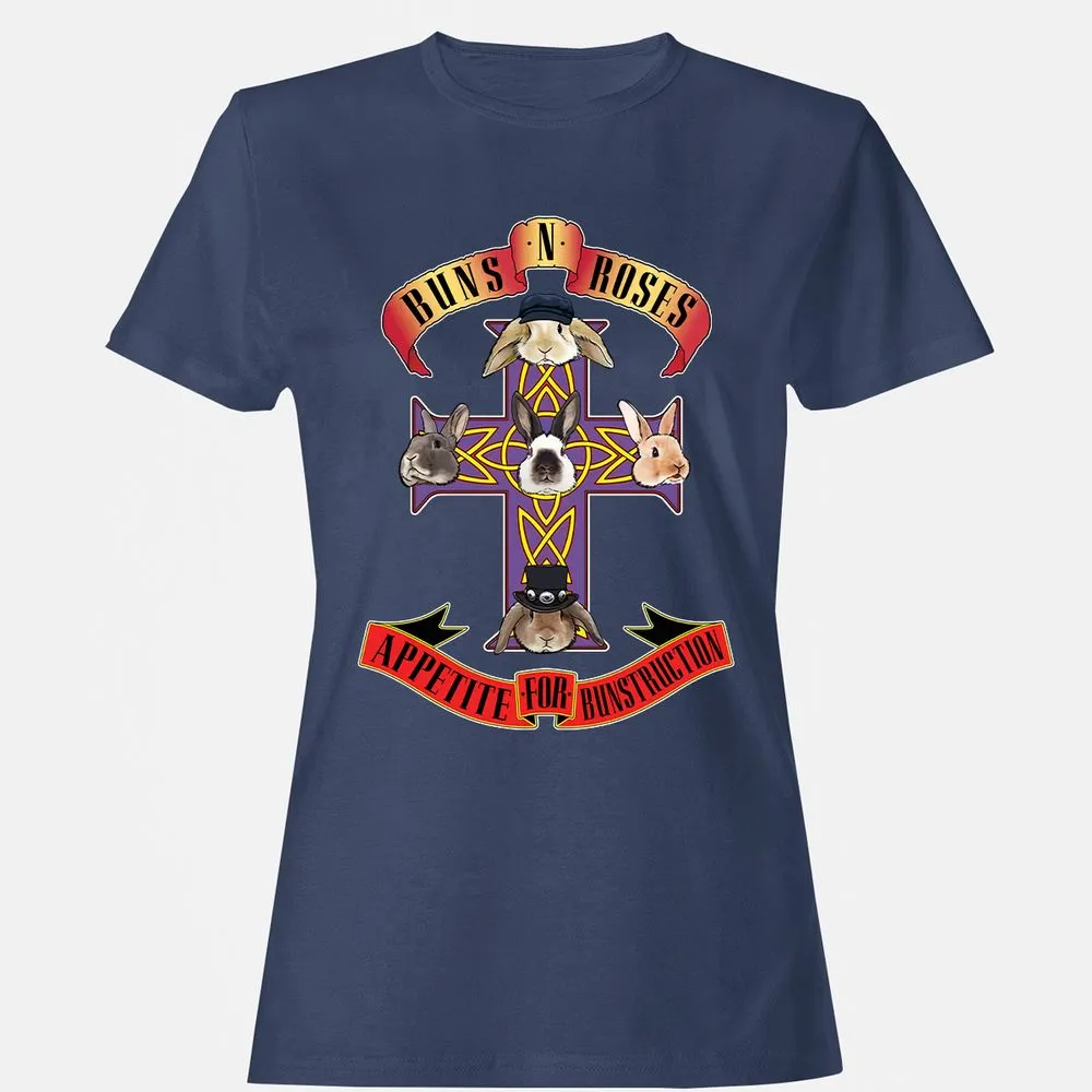 Buns and Roses - Navy - 10