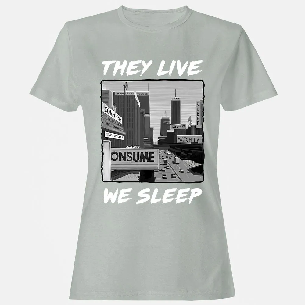Women's T-Shirt - CR95SDLK - Ash - 2