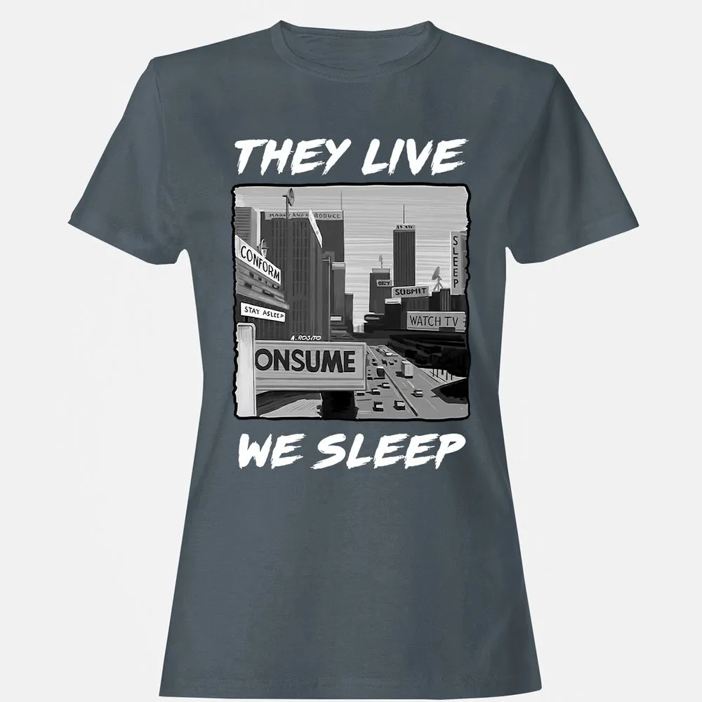 Women's T-Shirt - CR95SDLK - Charcoal - 3