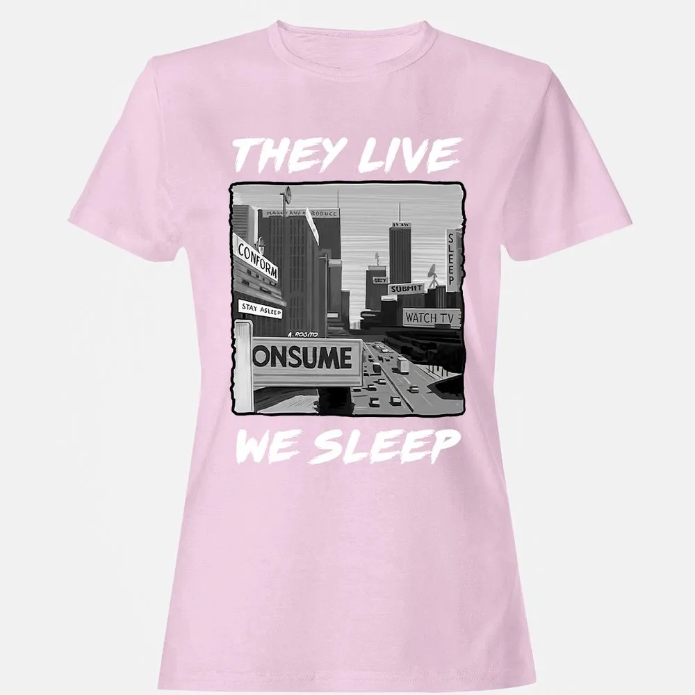 Women's T-Shirt - CR95SDLK - Light Pink - 9