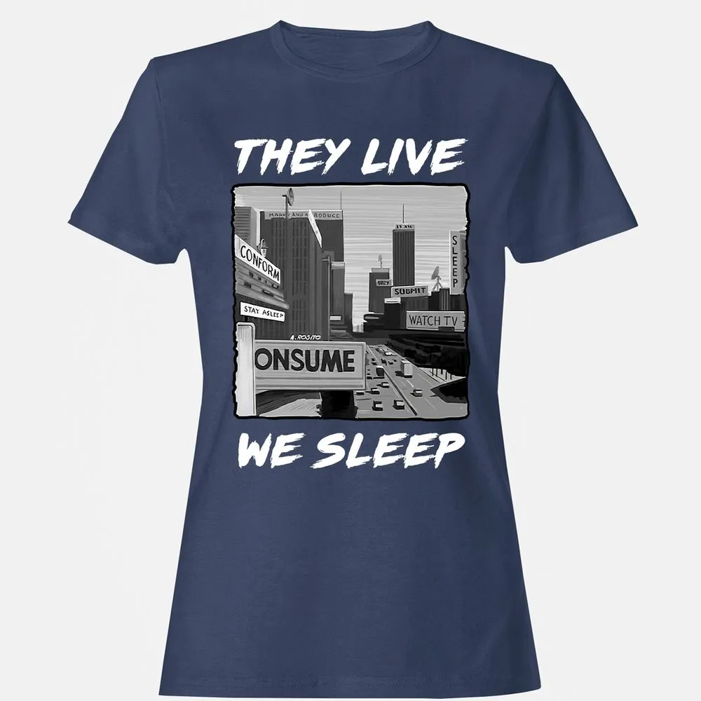 Women's T-Shirt - CR95SDLK - Navy - 10