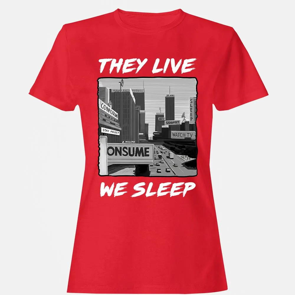 Women's T-Shirt - CR95SDLK - Red - 13