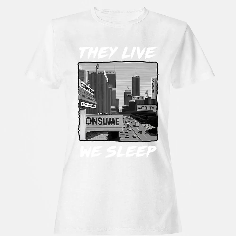 Women's T-Shirt - CR95SDLK - White - 16