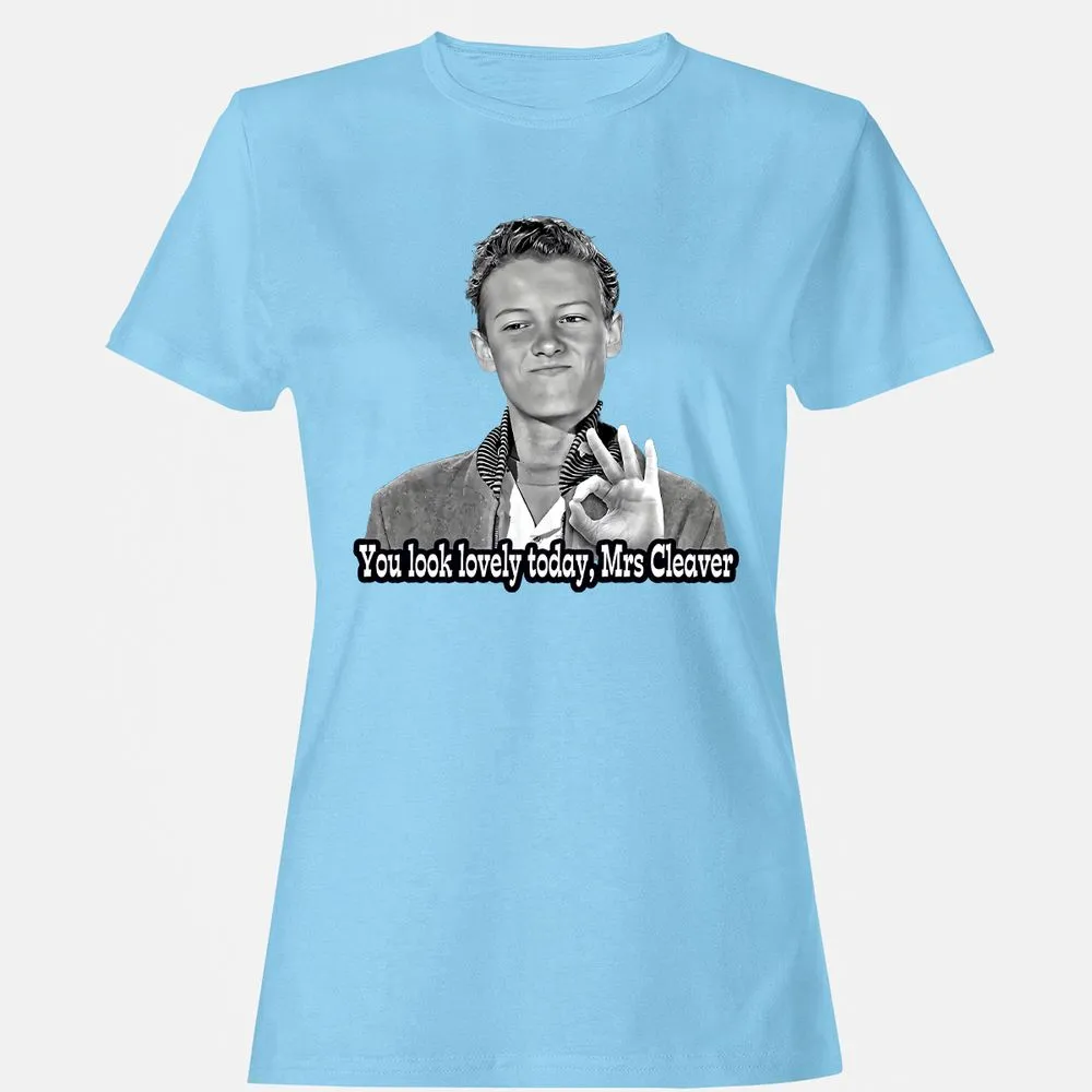 Women's T-Shirt - FK7FFHL4 - Light Blue - 8