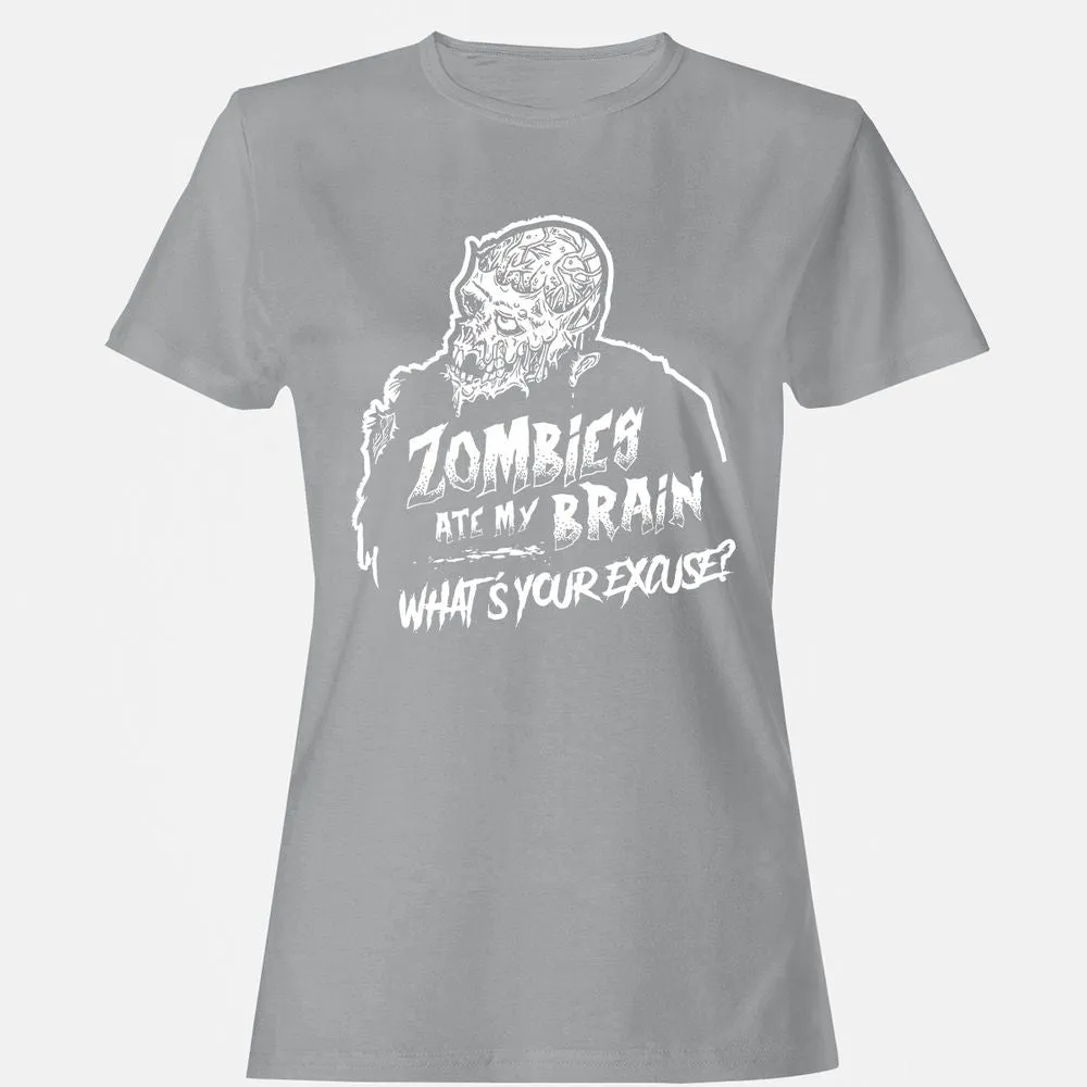 Zombies Ate My Brain - Sport Grey - 15