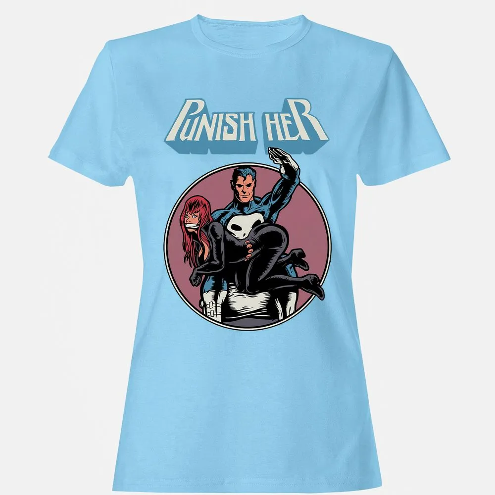 Women's T-Shirt - R41KSNJQ - Light Blue - 8