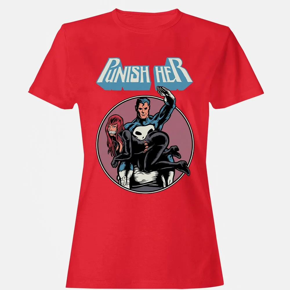 Women's T-Shirt - R41KSNJQ - Red - 13