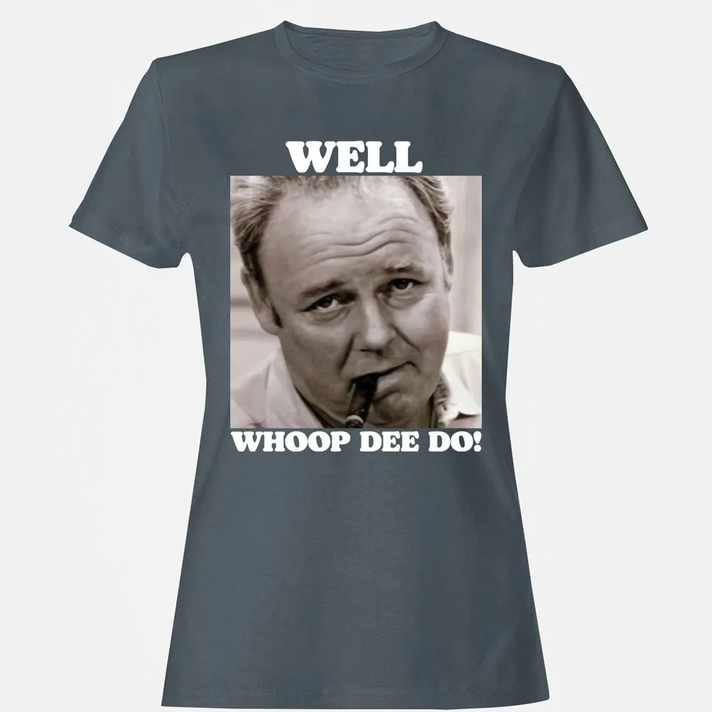 Funny 70s Tv Quote Whoop Dee Do - Charcoal - 3