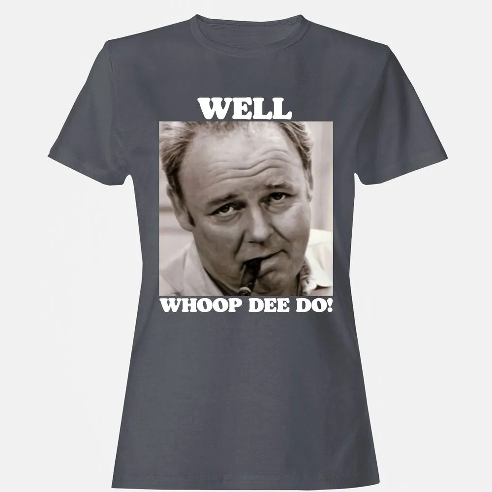 Funny 70s Tv Quote Whoop Dee Do - Dark Heather - 5