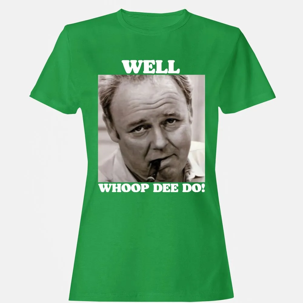 Funny 70s Tv Quote Whoop Dee Do - Irish Green - 7