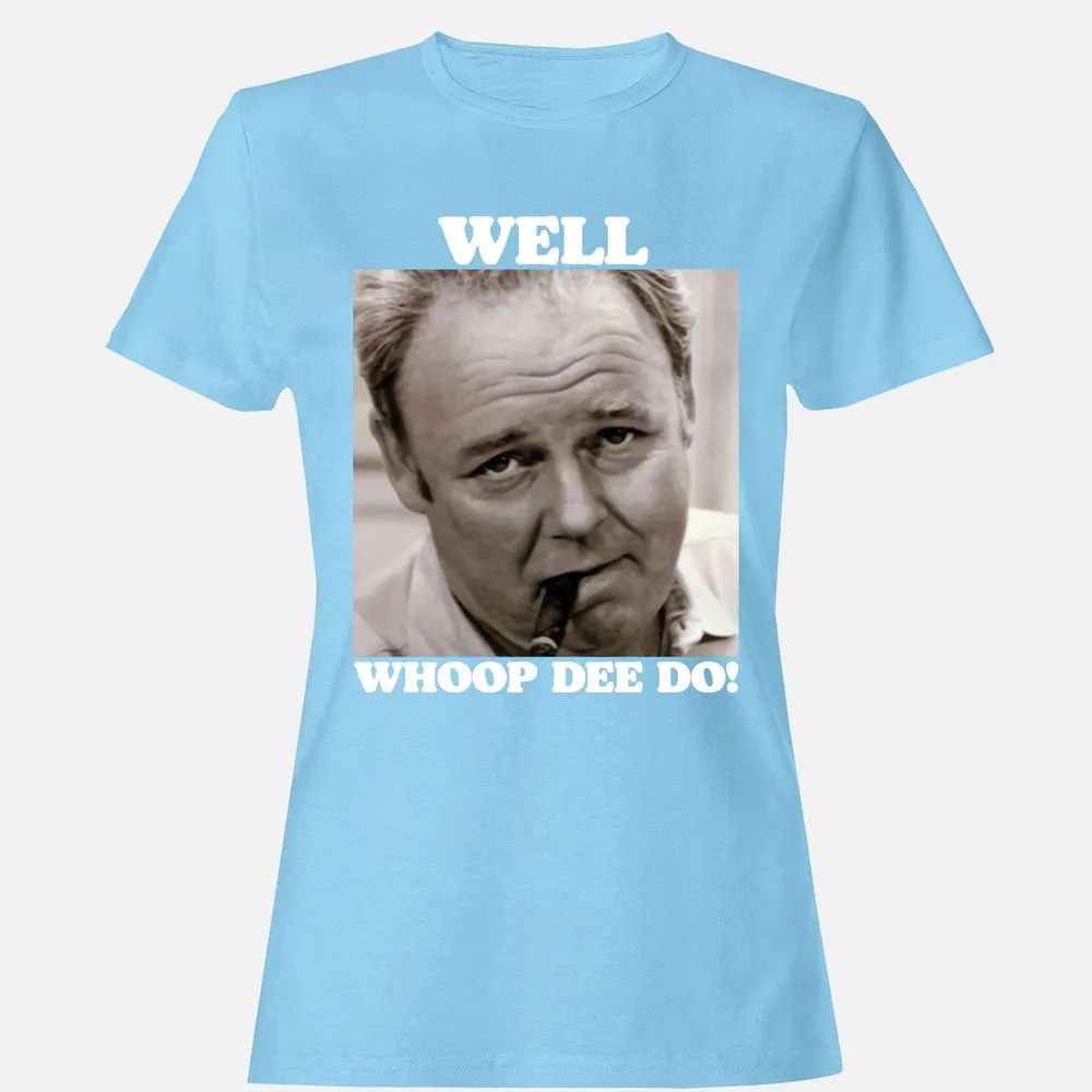 Funny 70s Tv Quote Whoop Dee Do - Light Blue - 8
