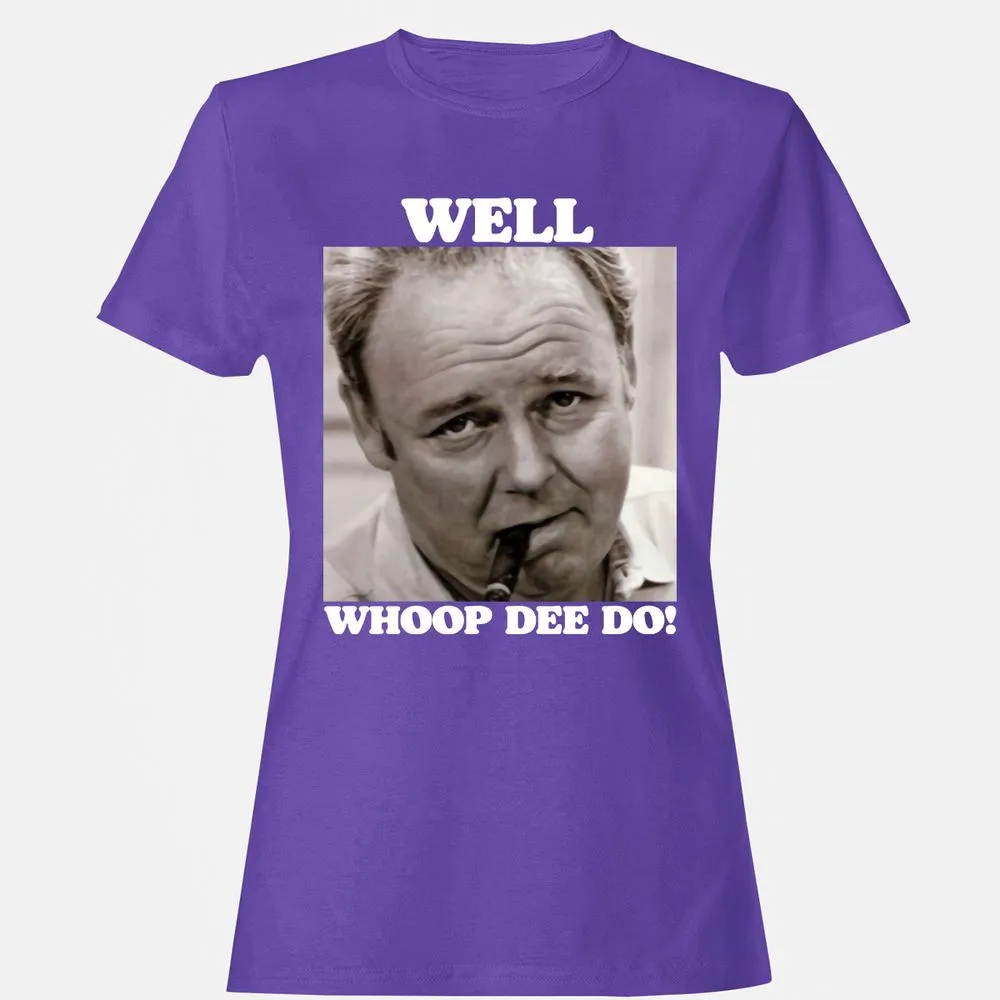 Funny 70s Tv Quote Whoop Dee Do - Purple - 12