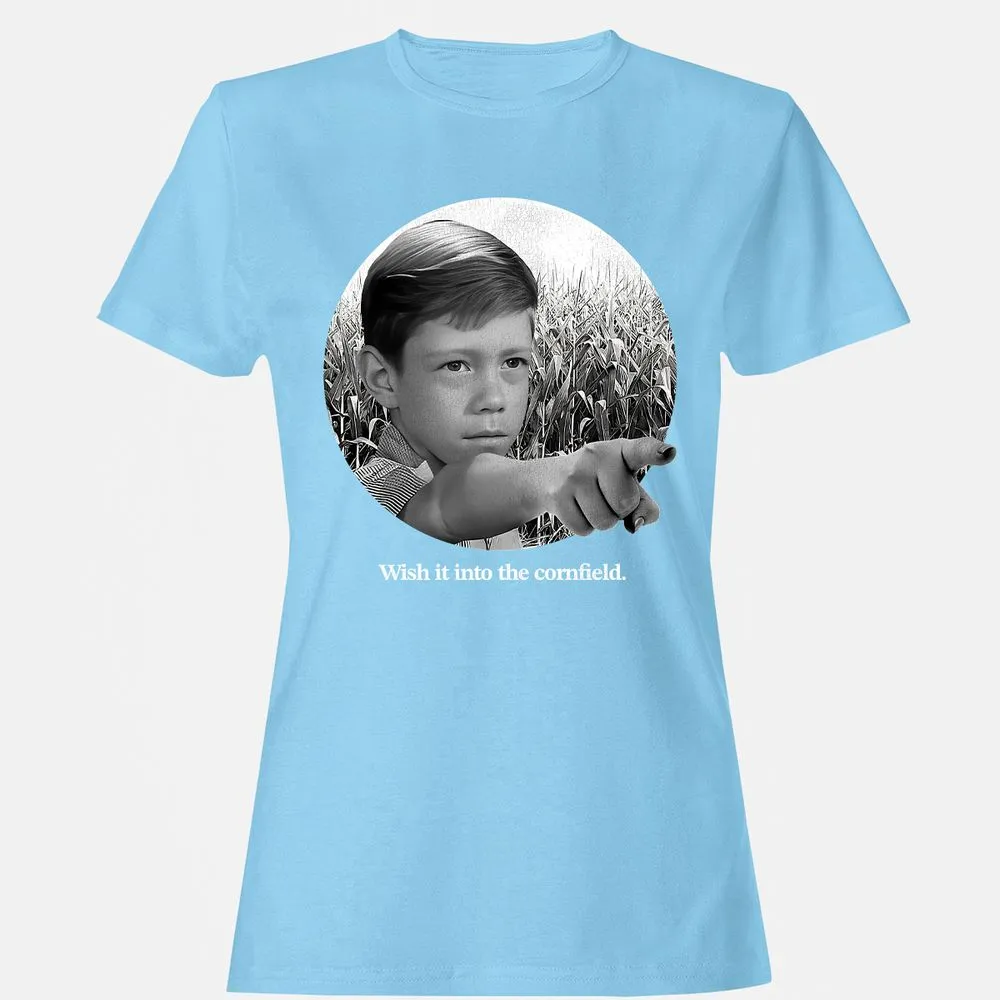 Wish It Into The Cornfield - Light Blue - 8