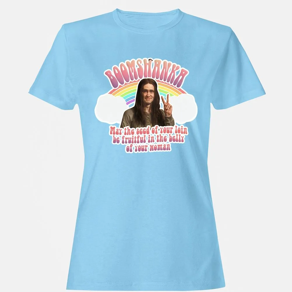 Women's T-Shirt - QL6UEZNA - Light Blue - 8