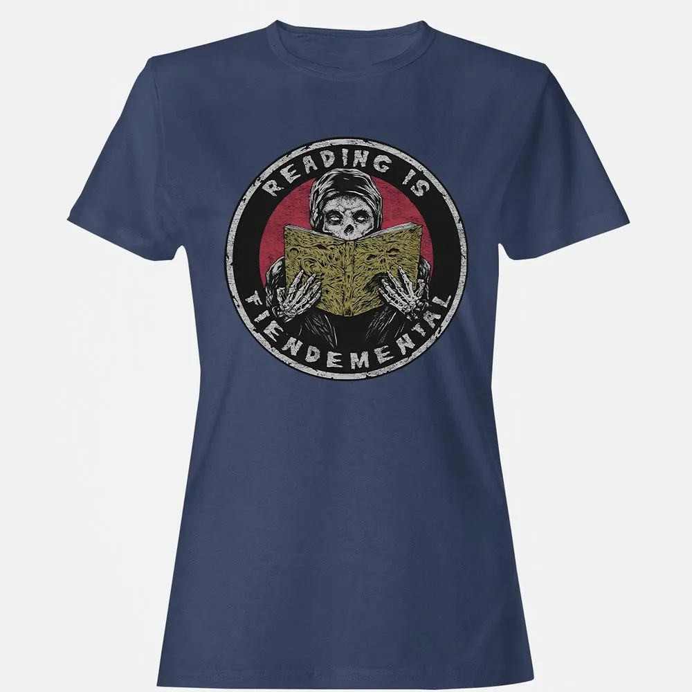 Reading Is Fiendemental - Navy - 10