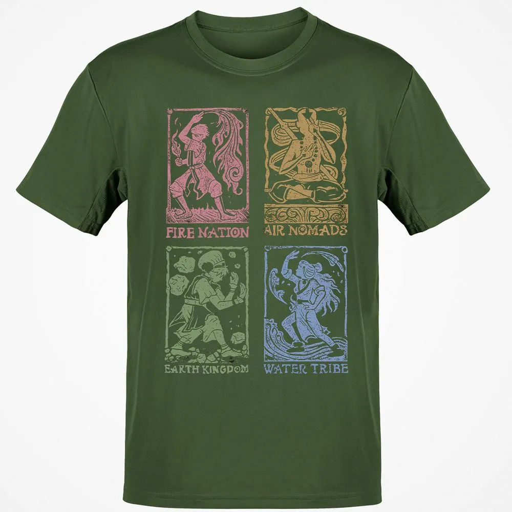 Classic Unisex T-Shirt - K5ZZGR7V - Military Green - 6