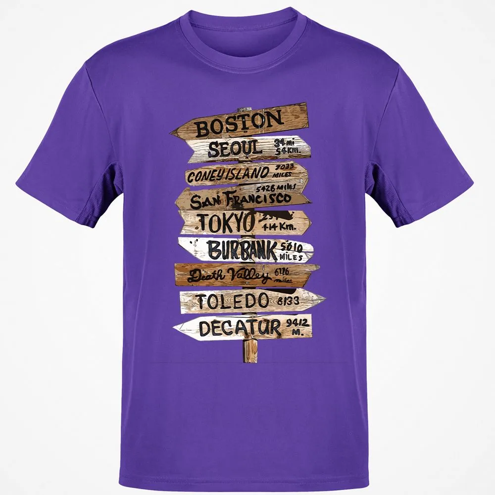Classic Unisex T-Shirt - VMN9CBMP - Purple - 9