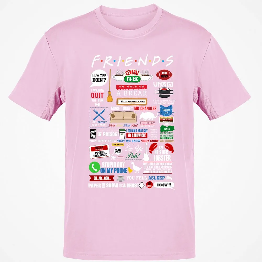 Classic Unisex T-Shirt - EFJAHL8Y - Light Pink - 5