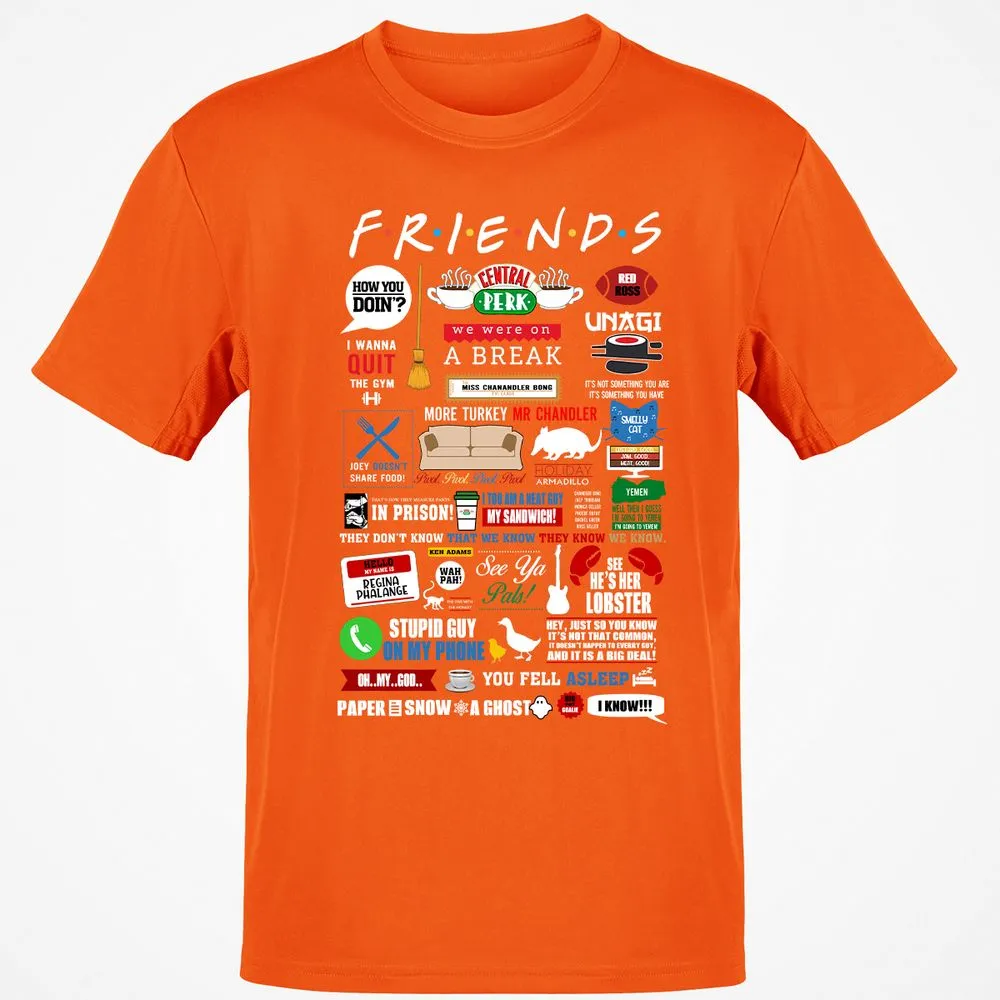 Classic Unisex T-Shirt - EFJAHL8Y - Orange - 8