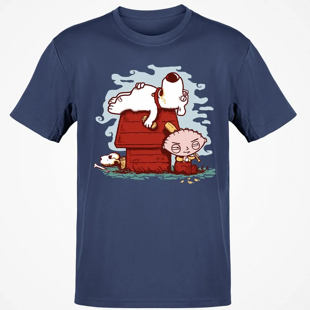 Classic Unisex T-Shirt - YR9XRKVS - Navy - 7
