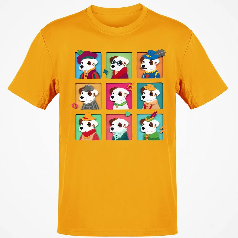 Classic Unisex T-Shirt - HV4EEZU4 - Gold - 4