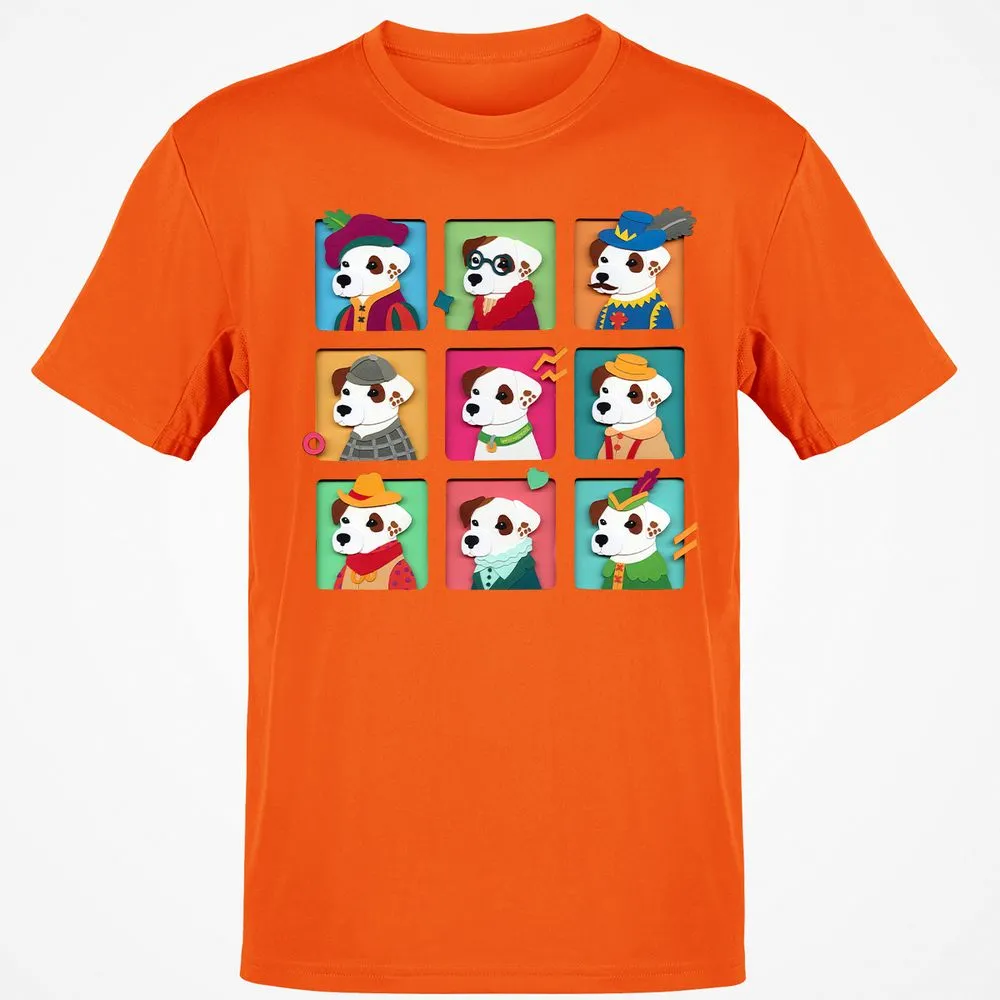 Classic Unisex T-Shirt - HV4EEZU4 - Orange - 8