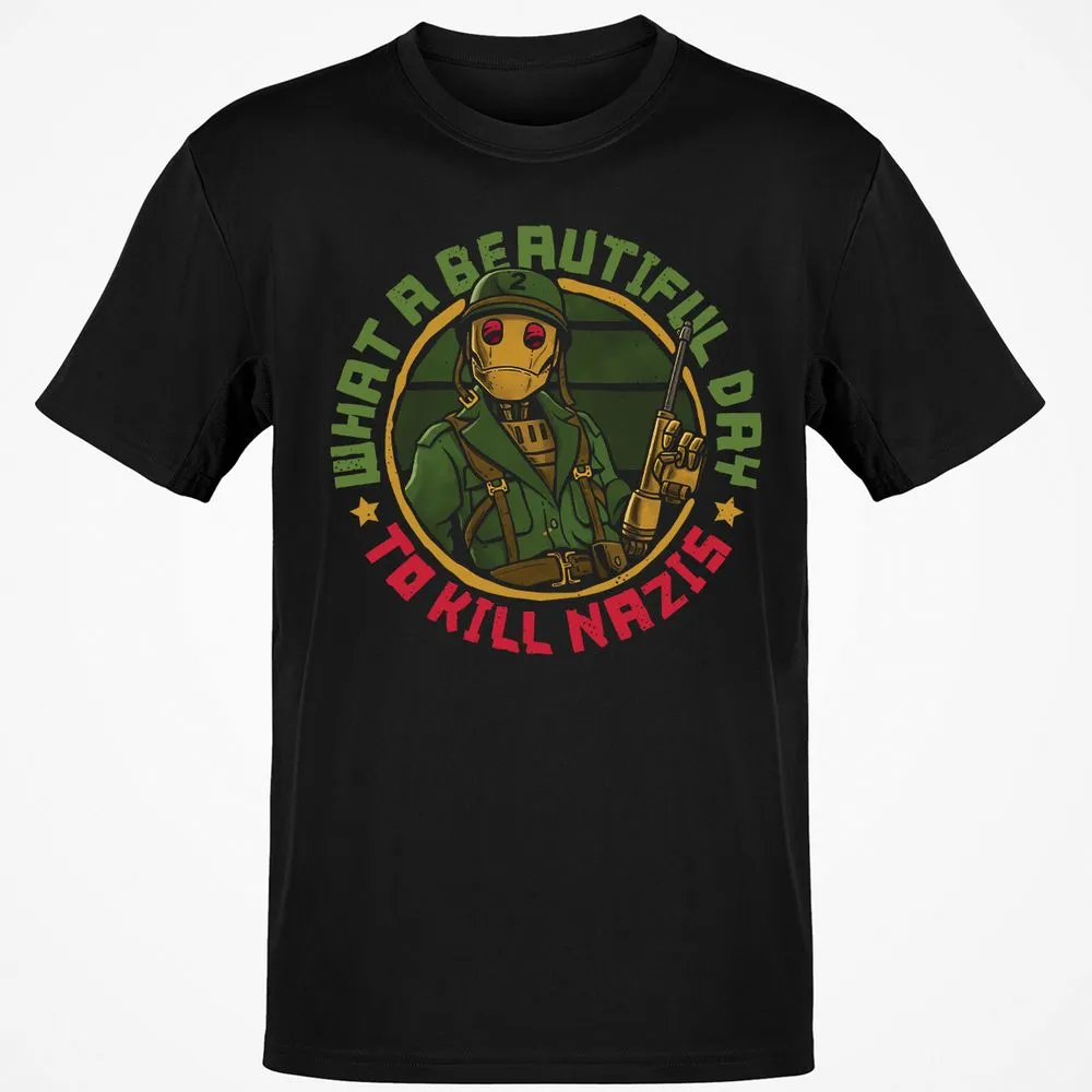 Classic Unisex T-Shirt - Q6T1GFBX - Black - 1