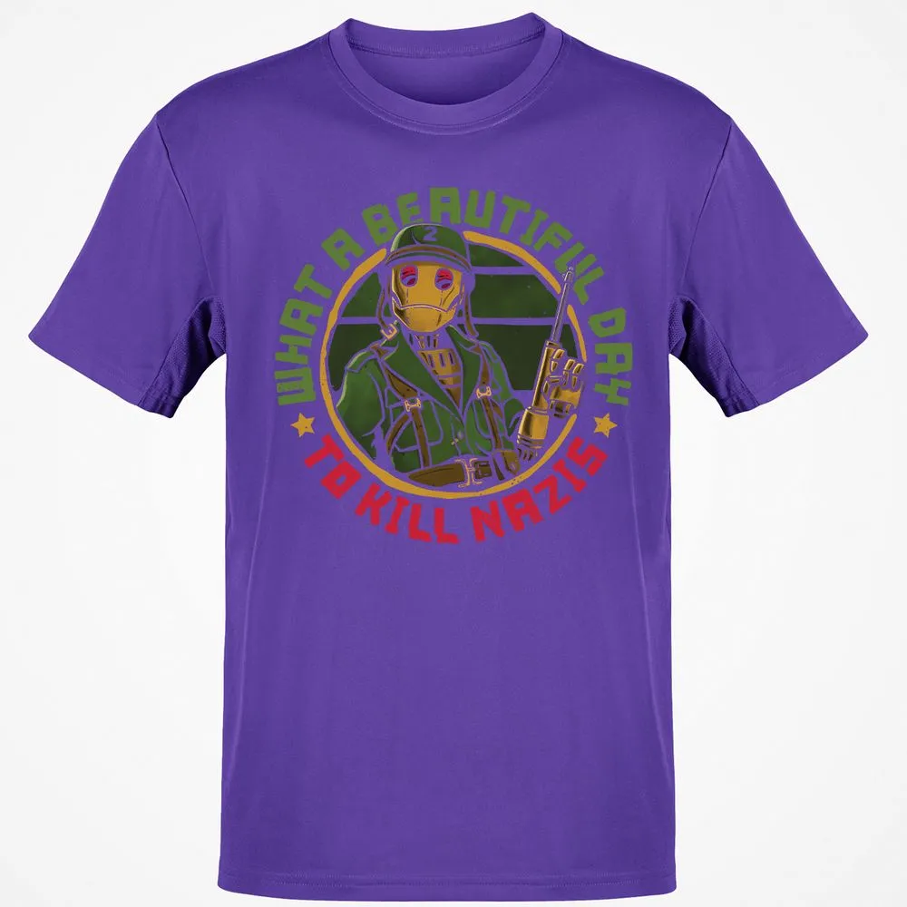 Classic Unisex T-Shirt - Q6T1GFBX - Purple - 9