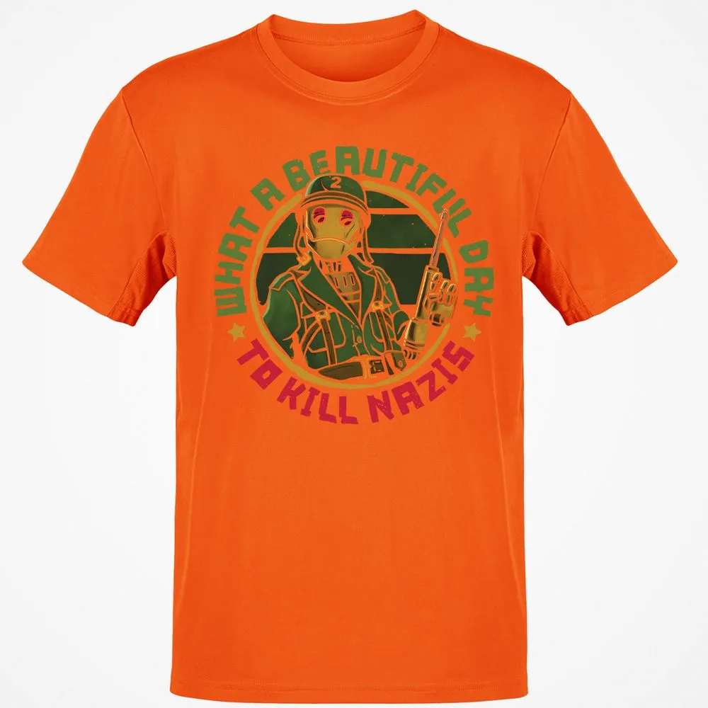 Classic Unisex T-Shirt - Q6T1GFBX - Orange - 8