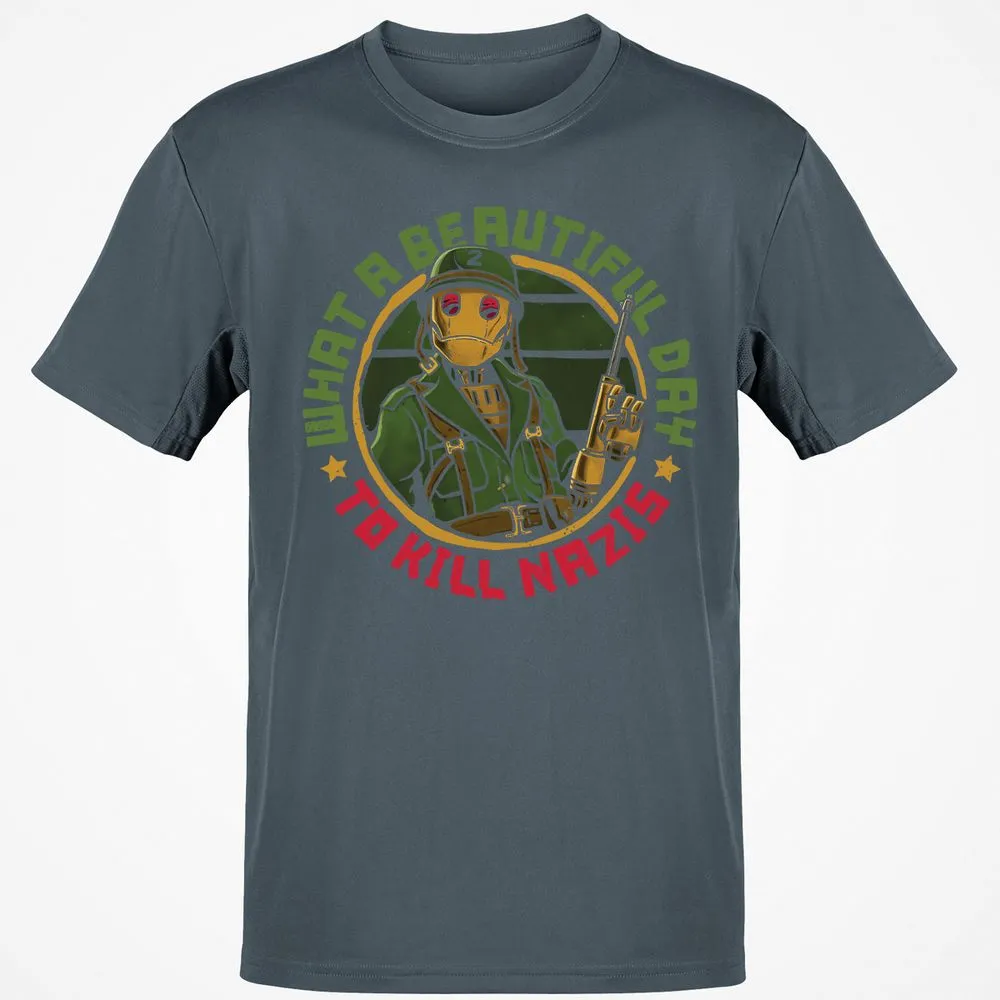 Classic Unisex T-Shirt - Q6T1GFBX - Charcoal - 3