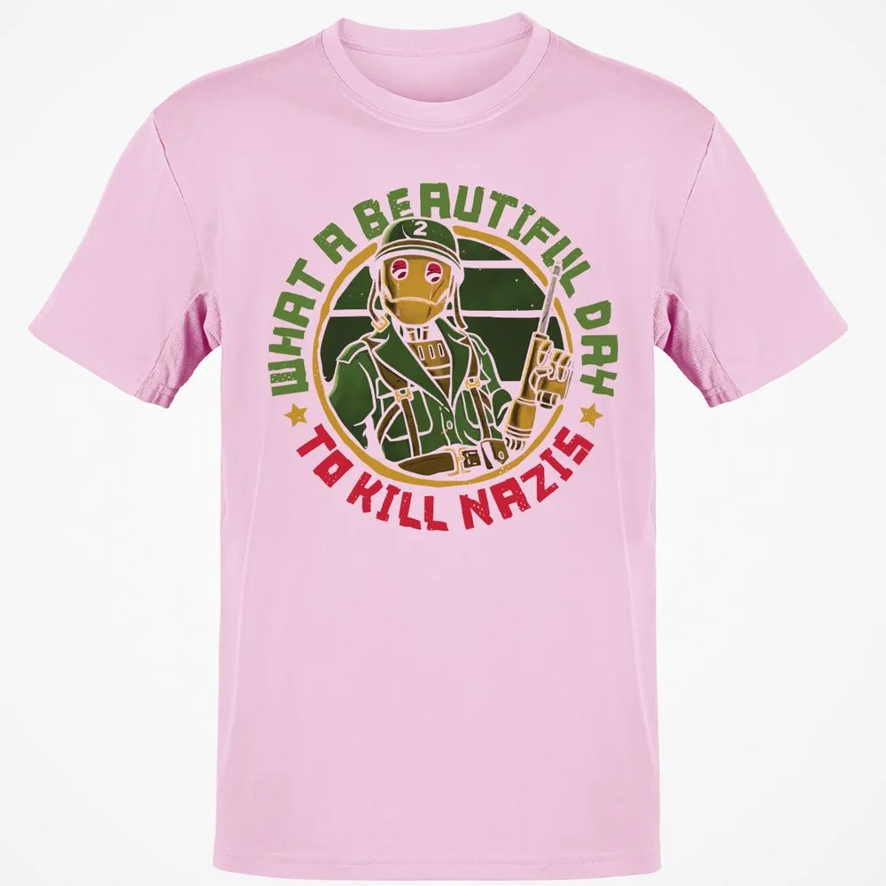 Classic Unisex T-Shirt - Q6T1GFBX - Light Pink - 5
