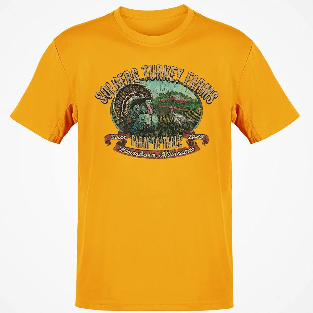 Vintage Turkey Farm Thanksgiving - Gold - 4
