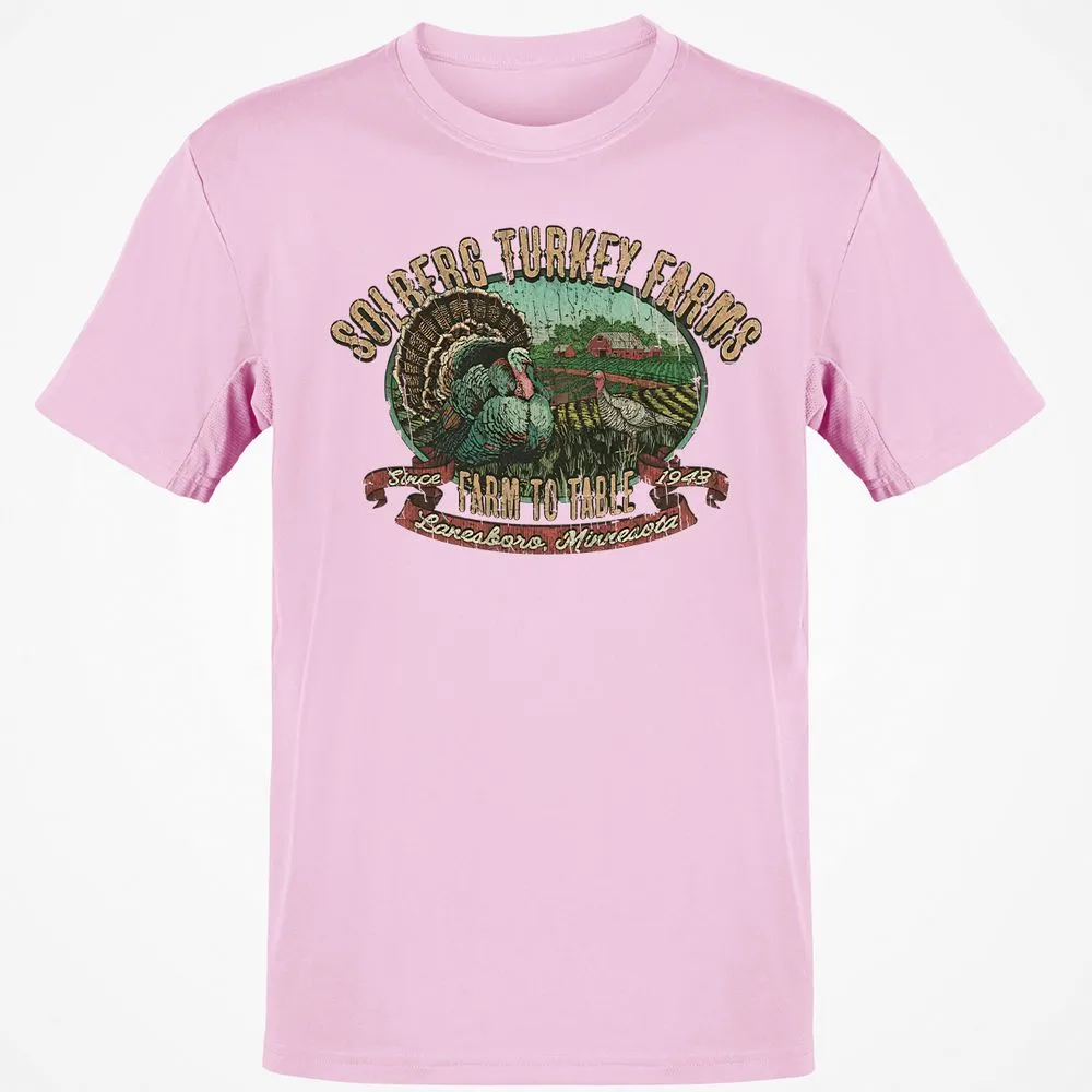 Vintage Turkey Farm Thanksgiving - Light Pink - 5