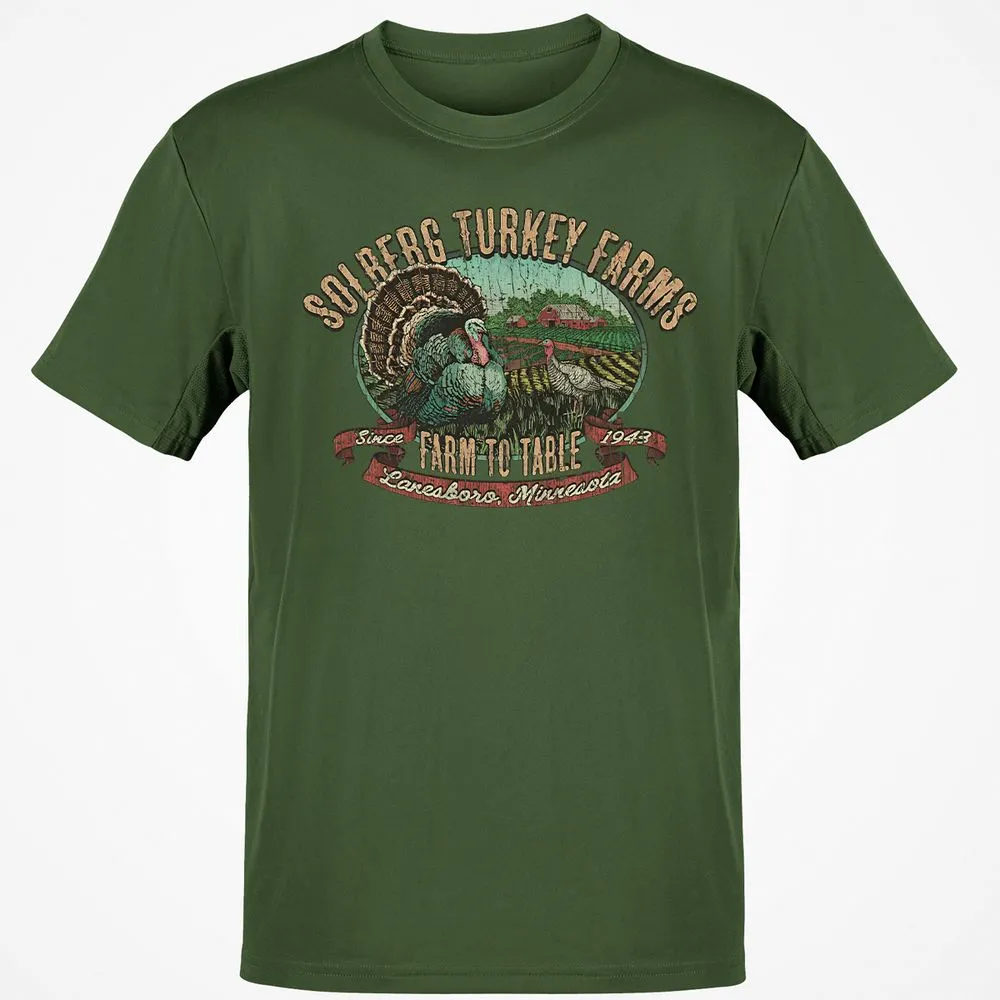 Vintage Turkey Farm Thanksgiving - Military Green - 6