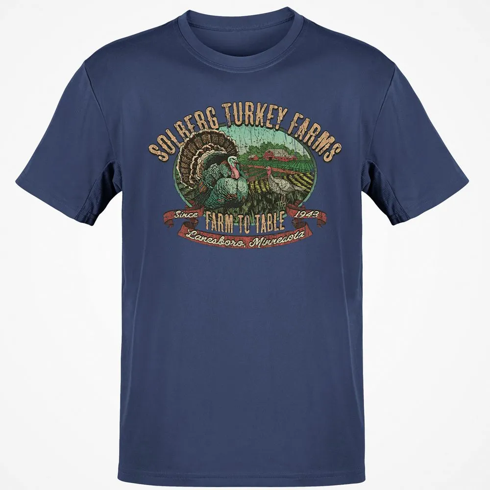 Vintage Turkey Farm Thanksgiving - Navy - 7