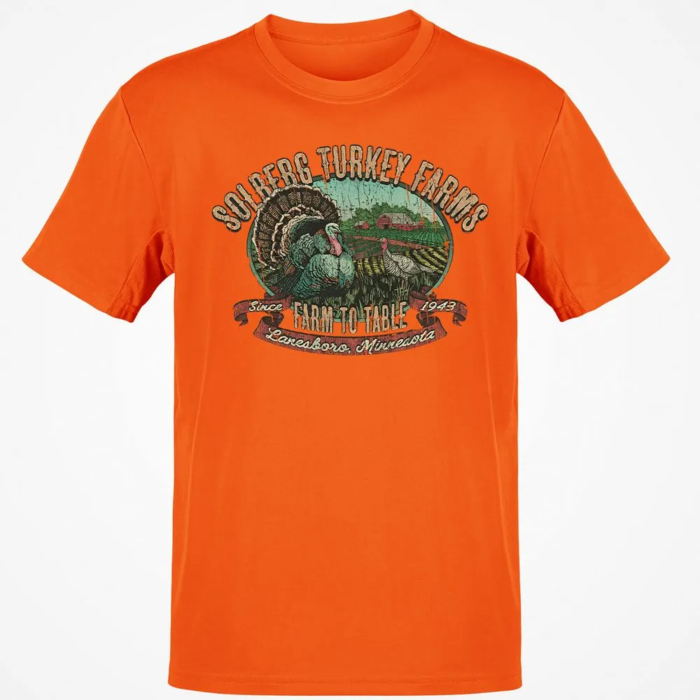 Vintage Turkey Farm Thanksgiving - Orange - 8