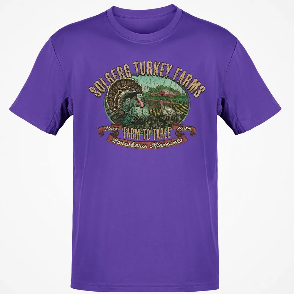 Vintage Turkey Farm Thanksgiving - Purple - 9