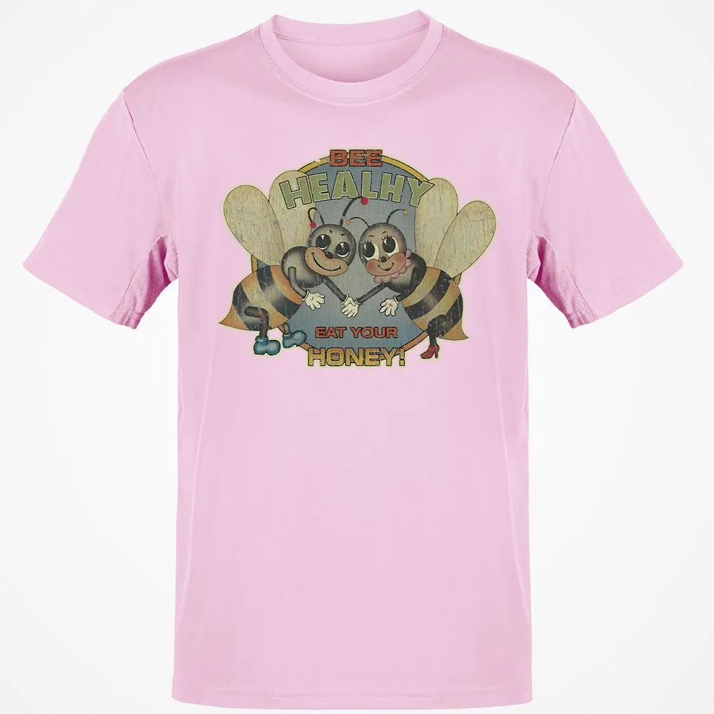 Bee Healthy Eat Your Honey - Light Pink - 5