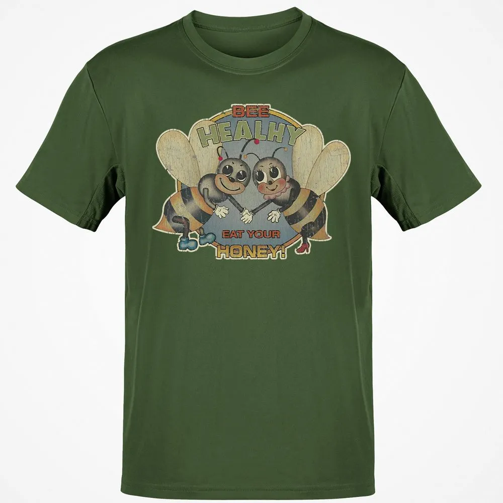 Bee Healthy Eat Your Honey - Military Green - 6