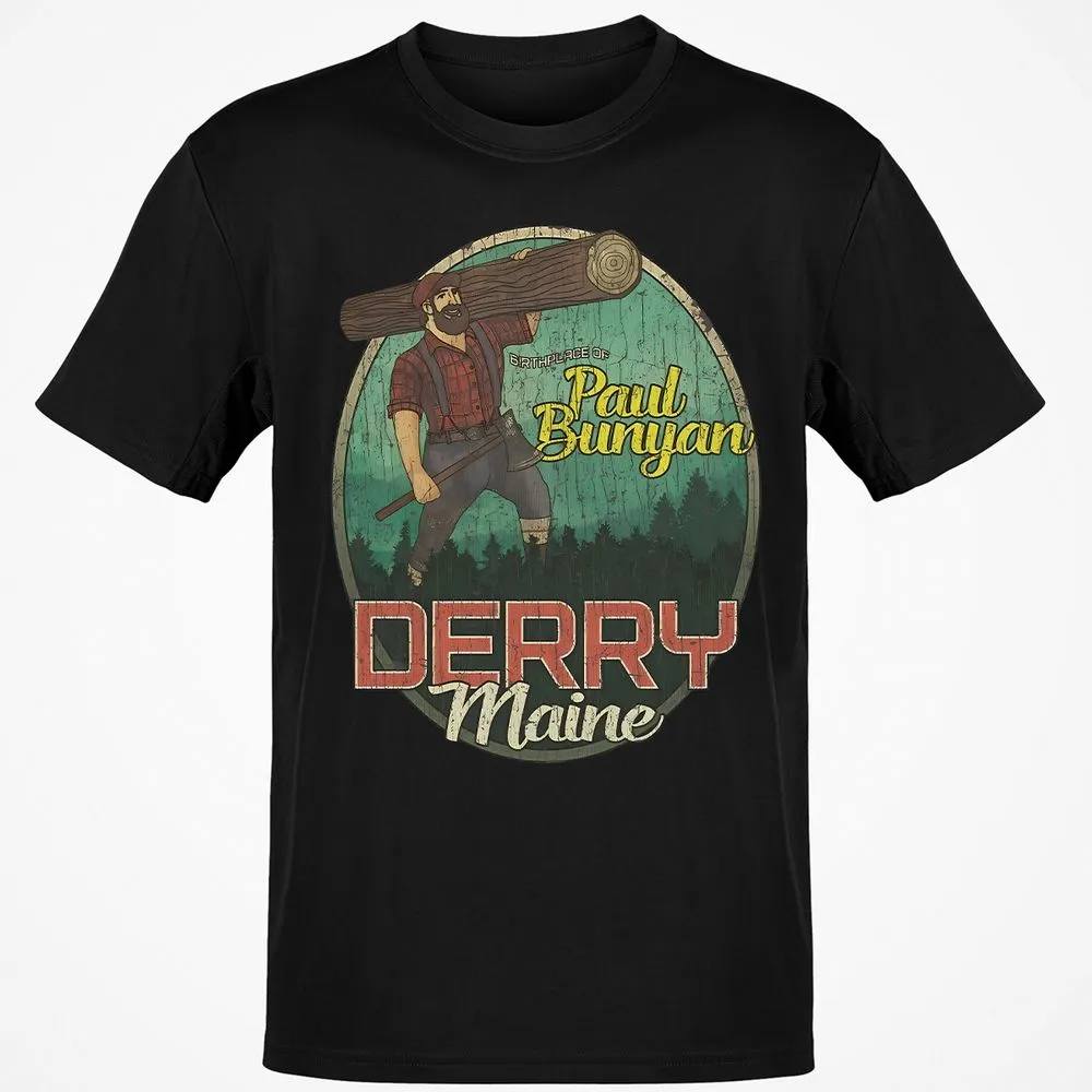 Derry Birthplace of Paul Bunyan - Black - 1