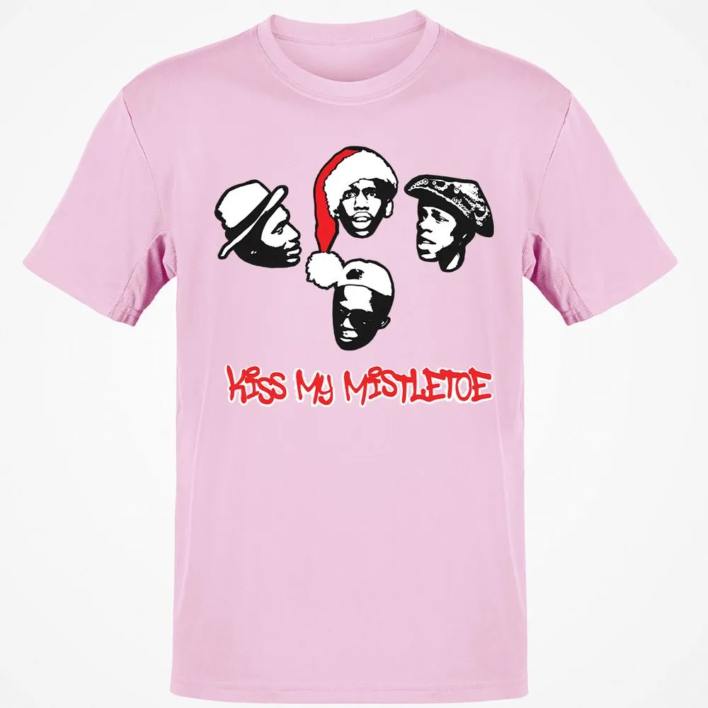 Kiss My Mistletoe Xmas Rap - Light Pink - 5