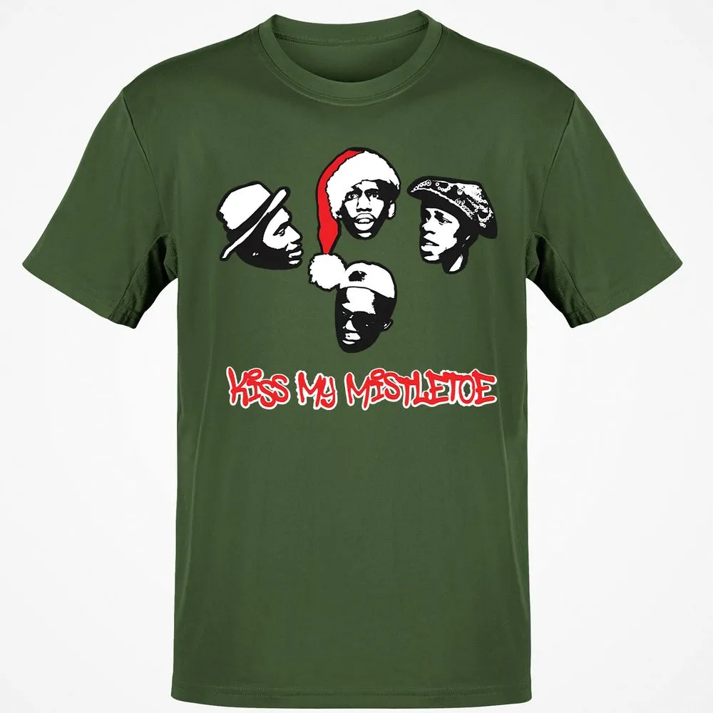Kiss My Mistletoe Xmas Rap - Military Green - 6