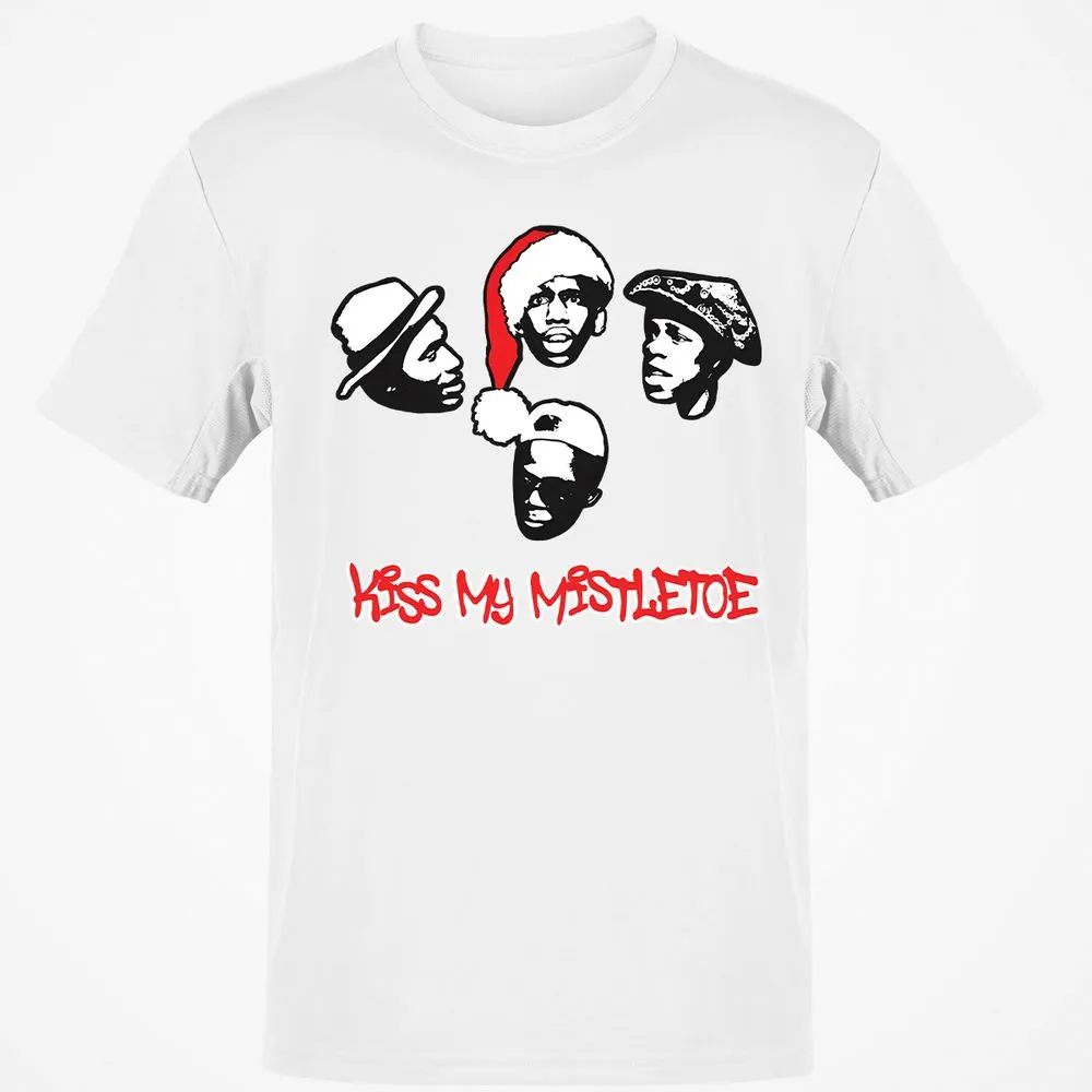 Kiss My Mistletoe Xmas Rap - White - 12