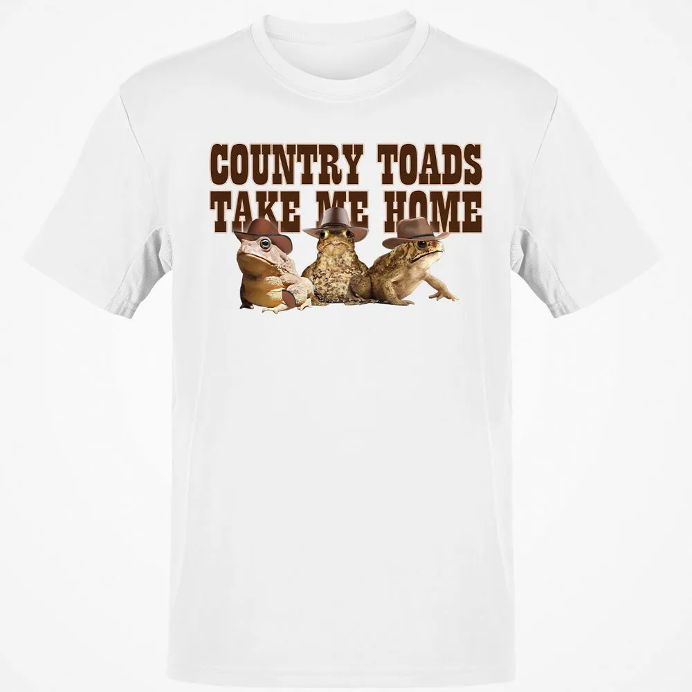 Country Toads Take Me Home - White - 12