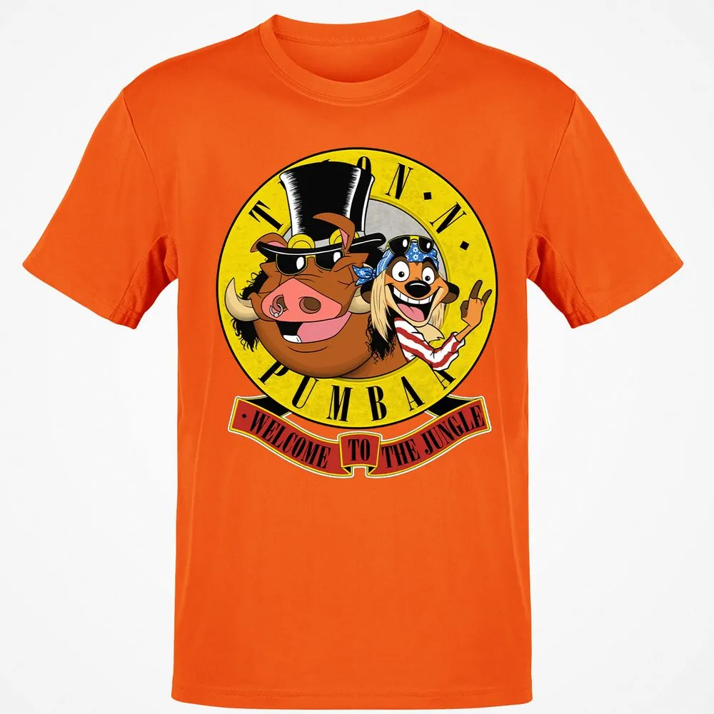 Classic Unisex T-Shirt - Black - Orange - 8