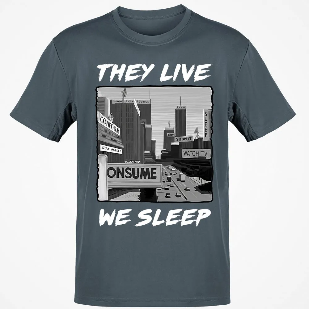 Classic Unisex T-Shirt - ZVFMG6J5 - Charcoal - 3