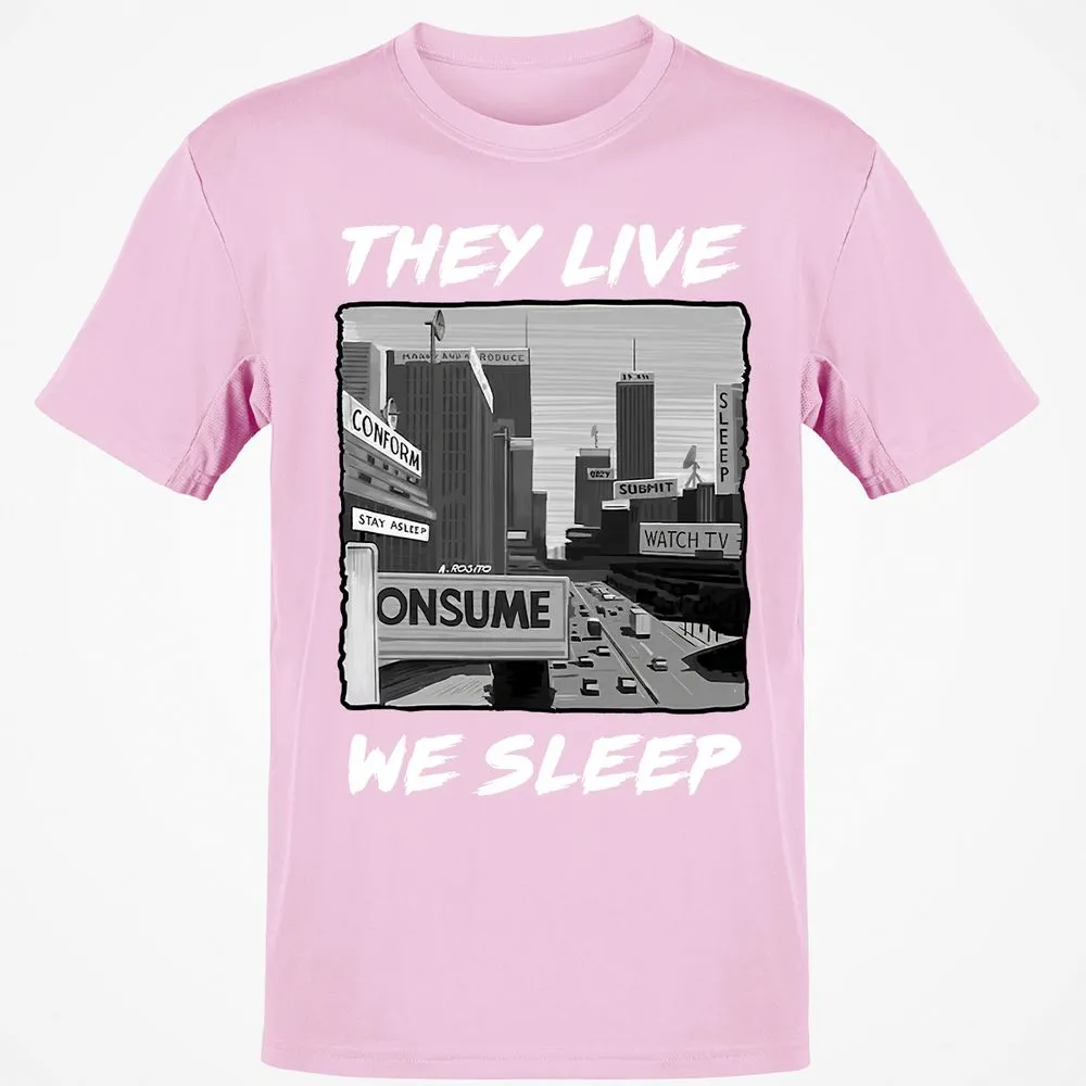 Classic Unisex T-Shirt - ZVFMG6J5 - Light Pink - 5